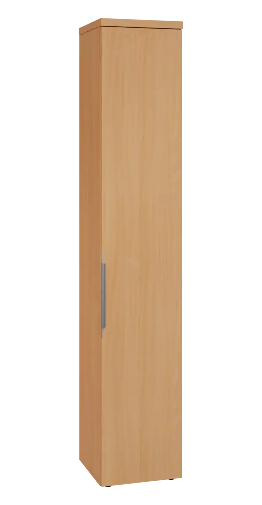 SIN 6 - 4D kancelářská skříň, 1-dveřová, pravá, 2170x400x400, buk royal